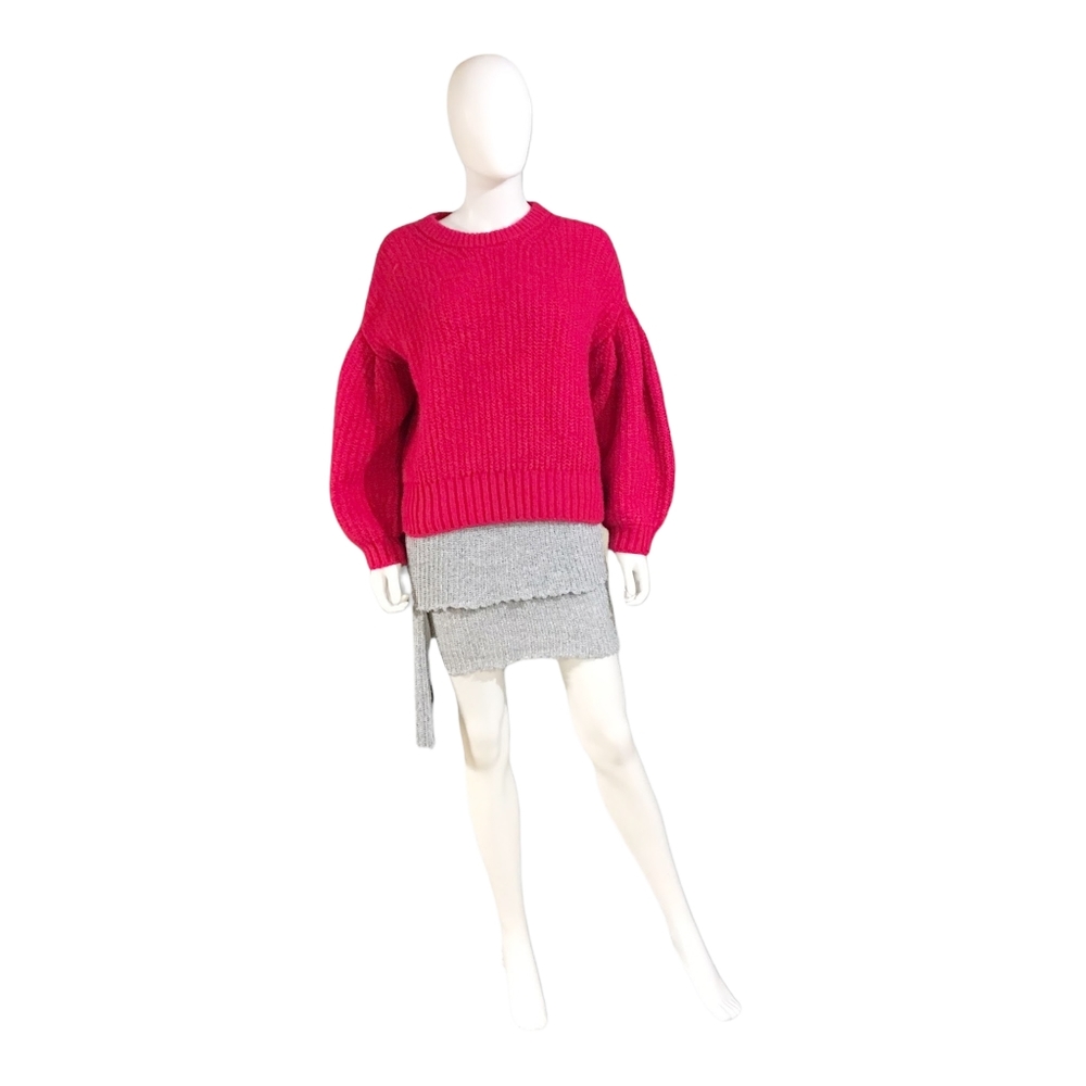 A New Day Oversized Fuchsia Pink Sweater, S